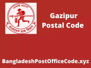 Gazipur Postal Code